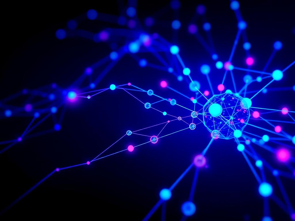 AI neural network visualization