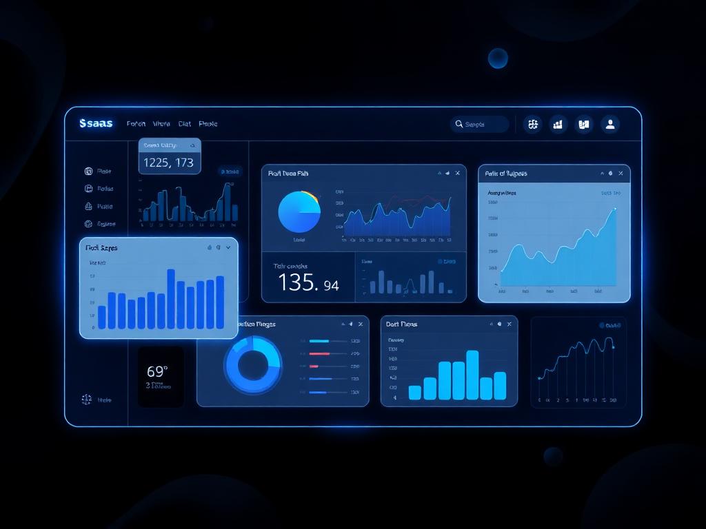 SaaS dashboard and analytics